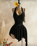 Women black dress