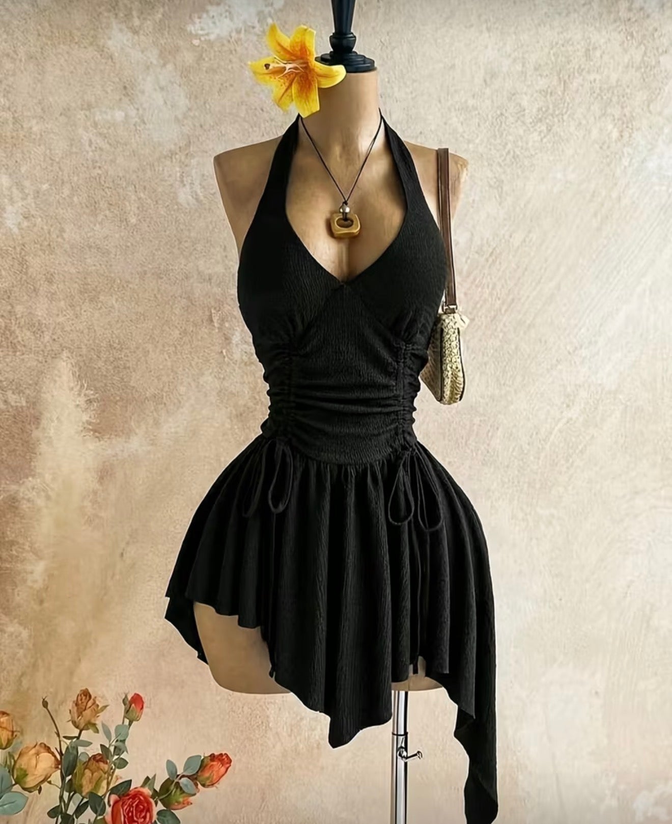 Women black dress