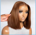 Brown bob wig