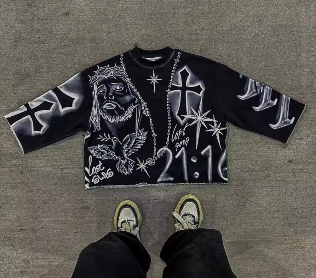 Y2K T Shirts Full Print Cropped Top