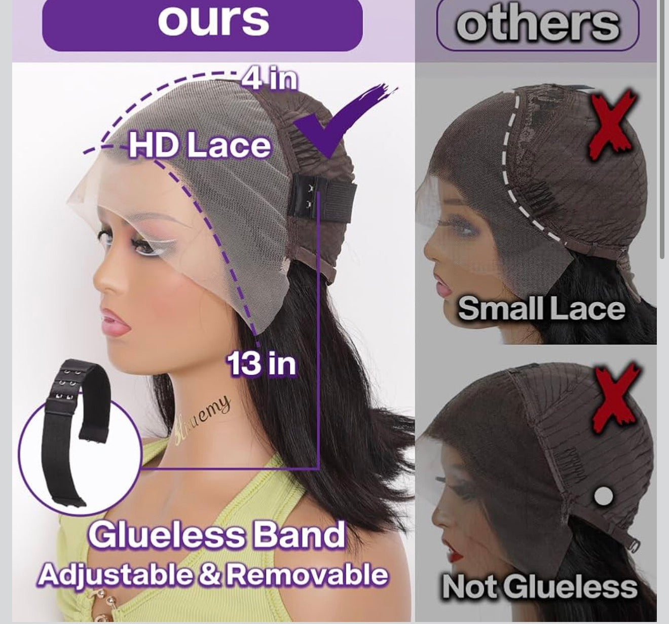 Bob wig human hair