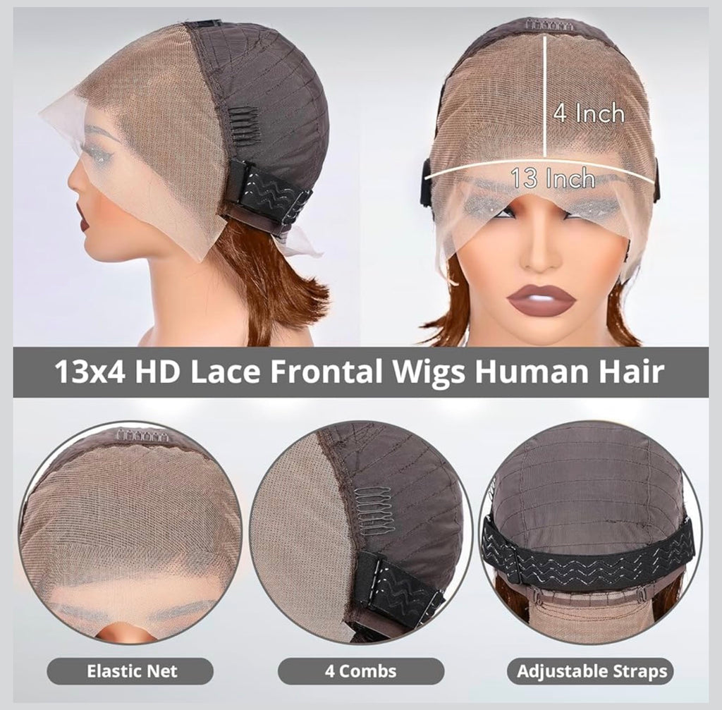 Brown bob wig