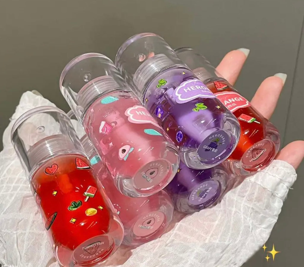 Fruit-Infused Lip Oil Set - Hydrating